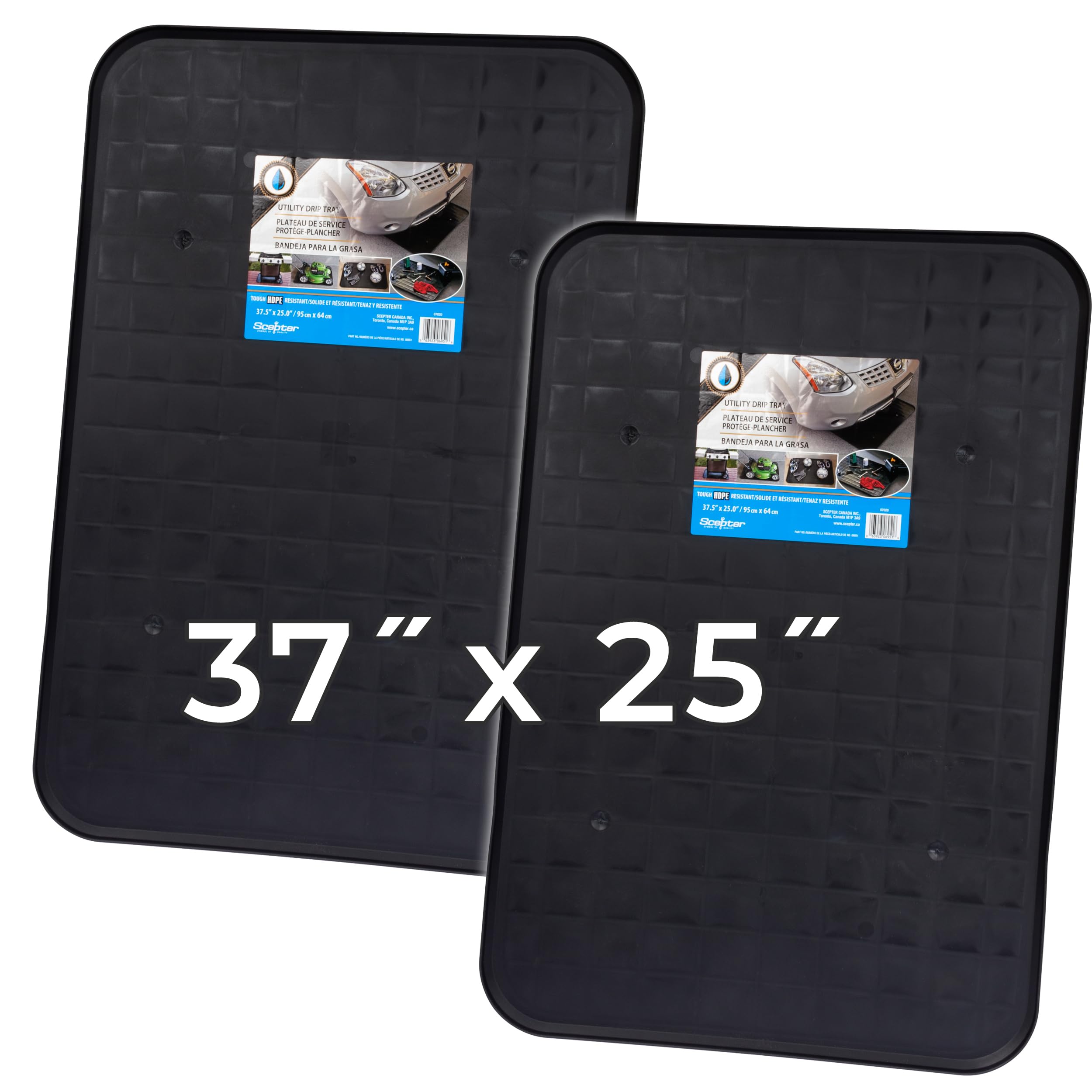 Scepter 37 L x 25 W Heavy Duty Utility Drip Tray 2-Pack