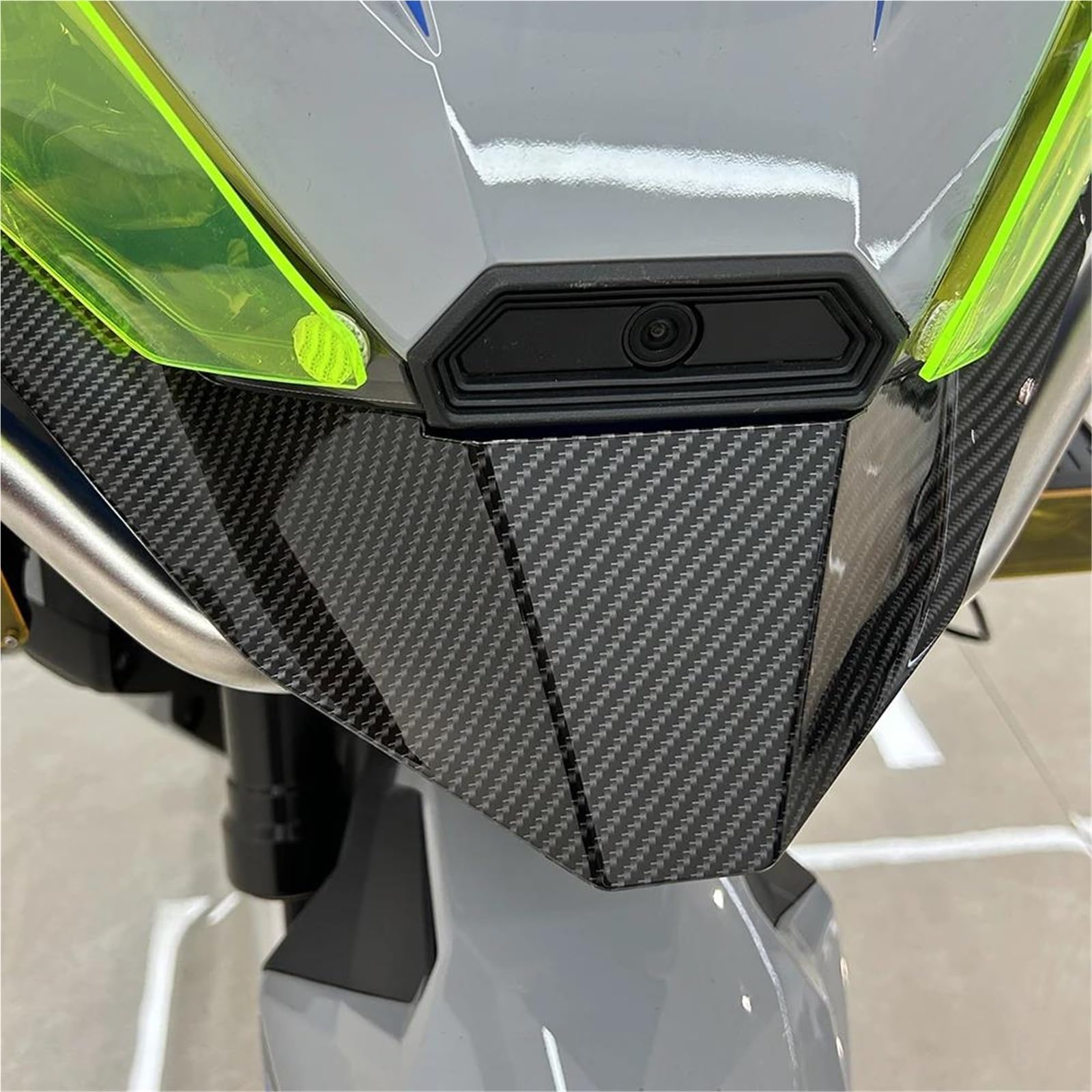 Spoiler Aerodinamico Ad Aletta Per ZONTES 368G 368-G G368 | Aletta carenatura copertura ruota estensione cono naso parafango anteriore motociclo(Style 2)