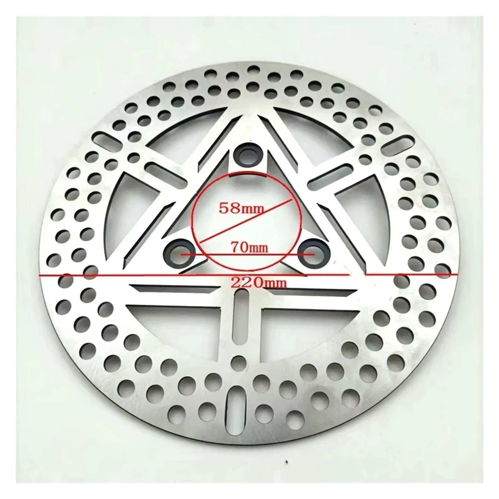 Disco freno flottante Disco Freno Anteriore Posteriore Moto 220mm 260mm 265mm Per Accessori Rotore Per EN125 GT125 GS125 GN125 HJ125 GSX125(220 mm)