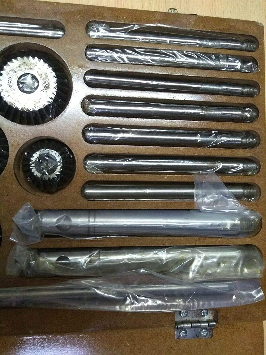 R&D VALVE SEAT & FACE CUTTER SET- 12 PCs SET FOR AUTOMOTIVE INDUSTRIES (WOODEN BOX)