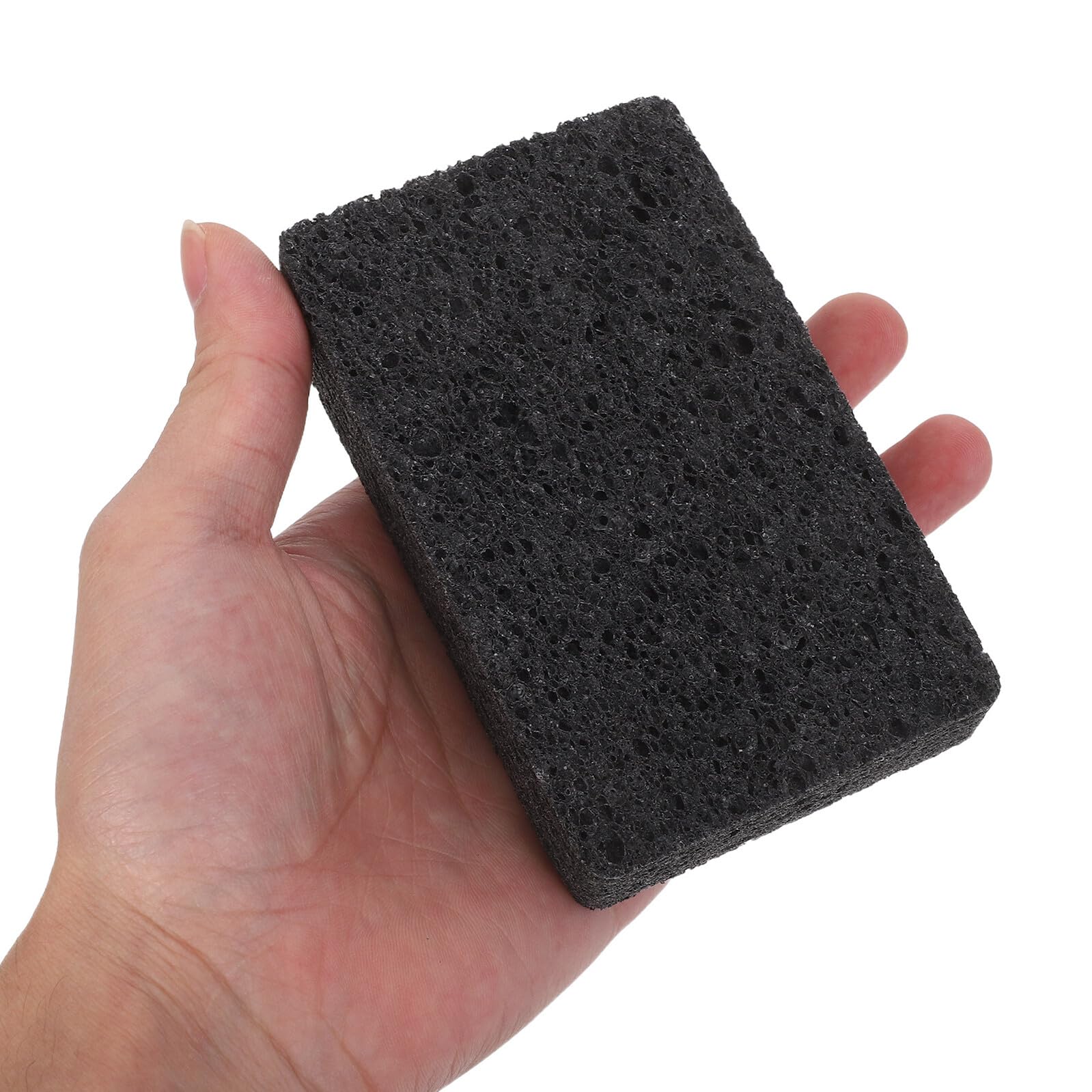 Mobestech 20 Stück Zelluloseschwämme Spülschwämme Kratzfrei Schwarz 11X7X25cm mit Hoher Saugfähigkeit für Küche Haushalt Bad Reinigung