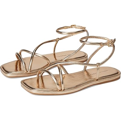 Loeffler Randall Noor Strappy Ankle Wrap Flat Sandals