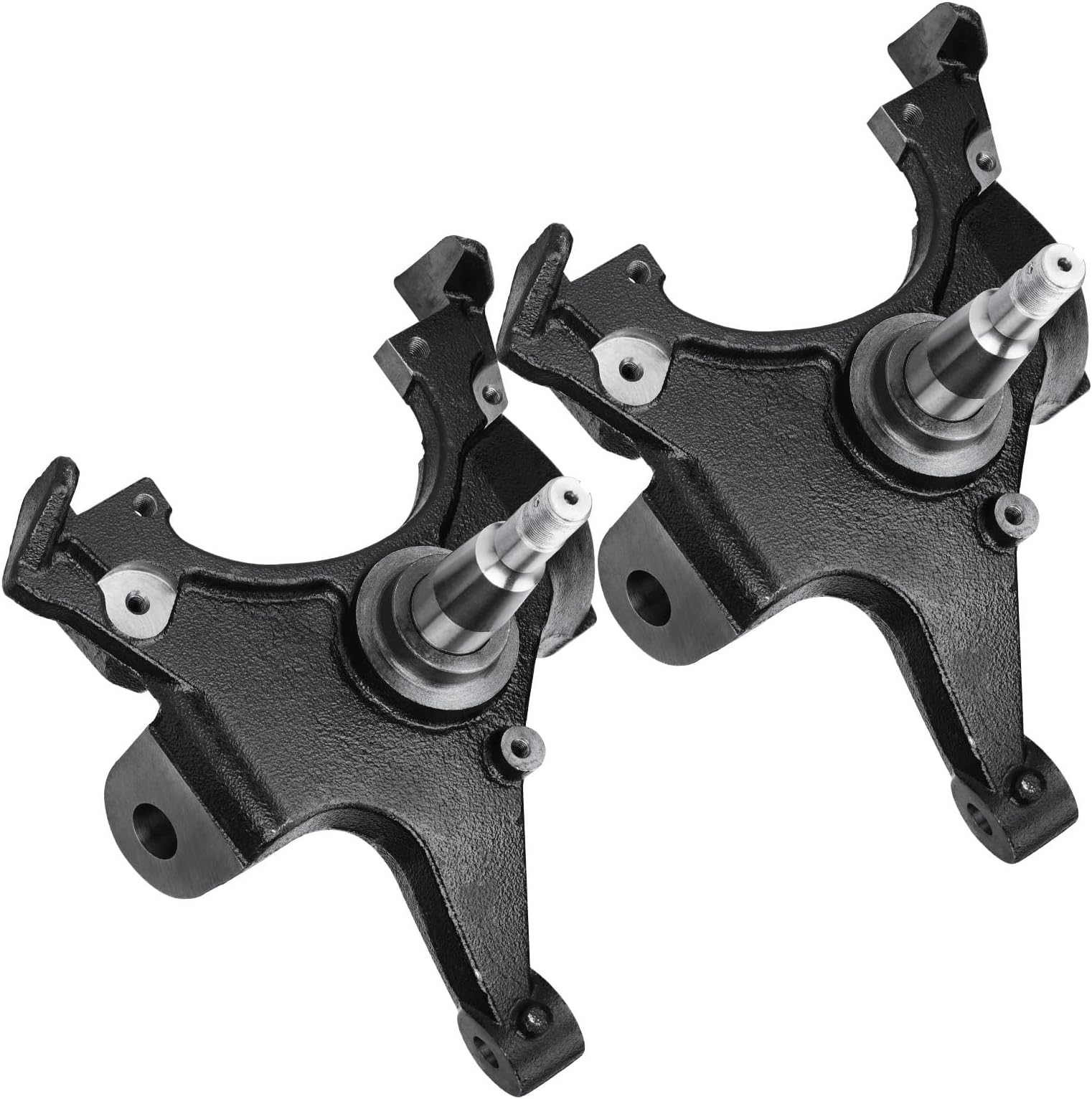 2" Drop Spindles Lowering Kit Fit for GMC C1500 C2500 1988-1998, C1500 2500 Suburban 1992-1999, for Chevy Tahoe Yukon 1995-1999, Fits 2WD 1.25" Rotors Truck SUV Front Suspension