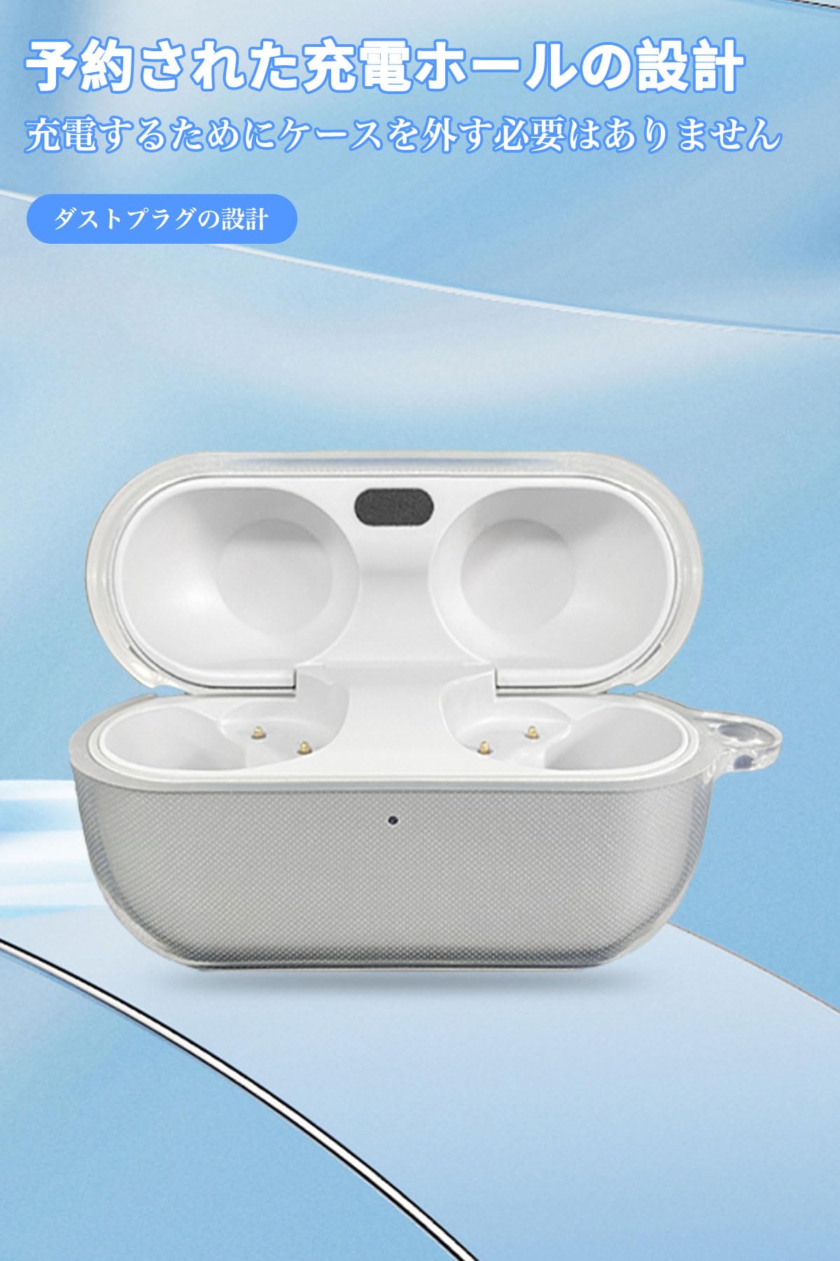 Amazon | Technics EAH-AZ100 用 ケース 透明TPU Mosasa Technics EAH