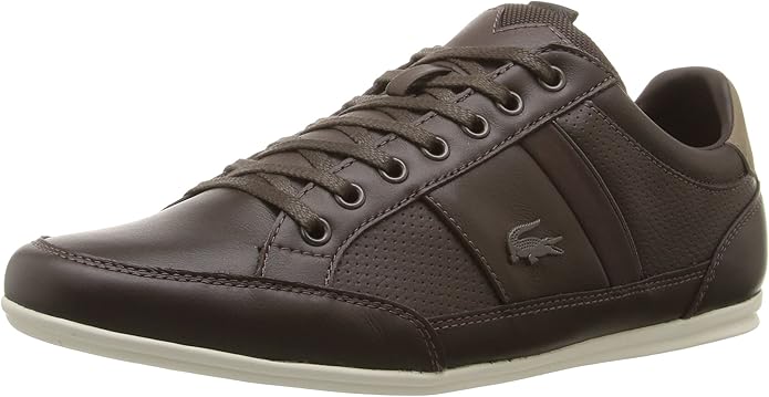 Lacoste Men's Chaymon Sneaker, Brown, 8.5 UK: Amazon.co.uk: Shoes \u0026 Bags