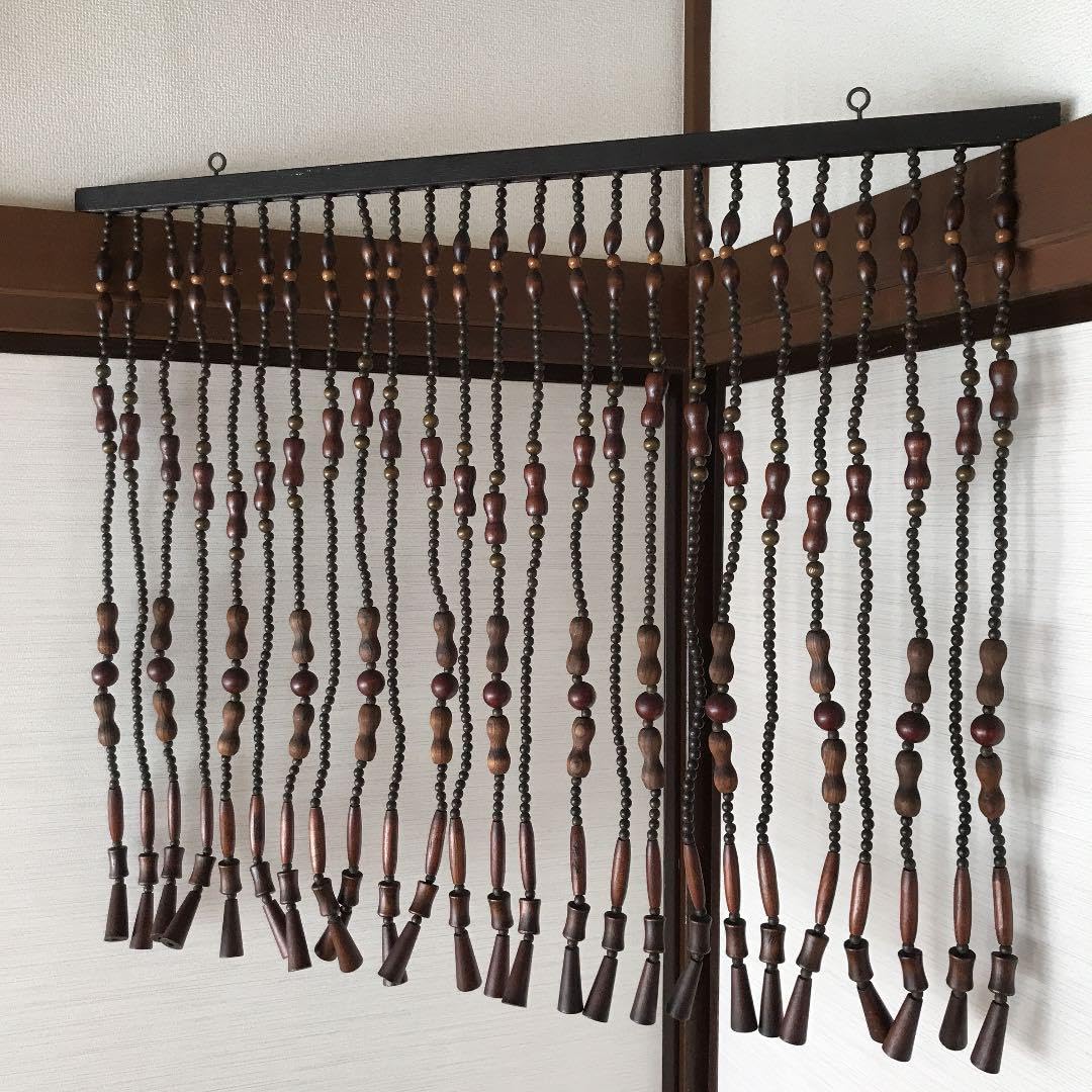 球のれん 木製のれん 昭和レトロ 85✖️65cm 球のれん 木製のれん 昭和