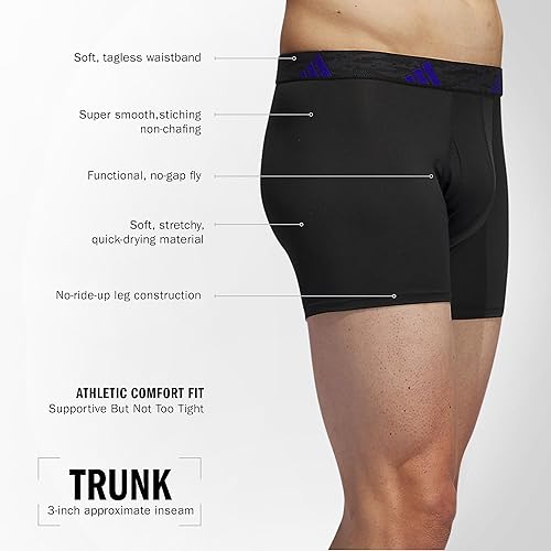 Miniatura 2 de adidas Performance Trunk Ropa interior para hombre (paquete de 3)