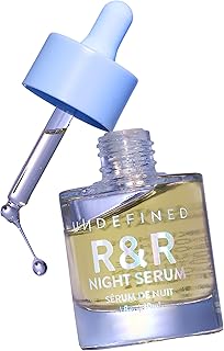 Undefined R&R Night Serum – Retinal Face Oil (Retinaldehyde) with Blue Tansy, Tamanu, Bakuchiol, Squalane to Repair and Boost Collagen for Youthful Skin