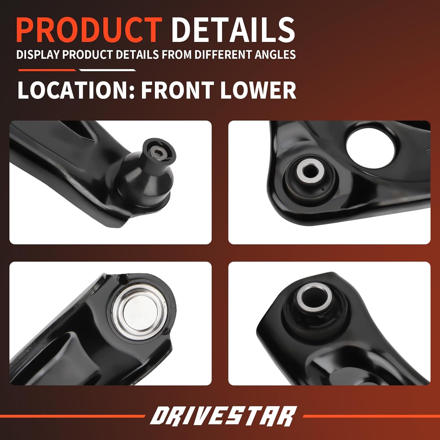 DRIVESTAR 2PCS K621576 K621577 Control Arm Ball Joint, fit 2012-2019 for Nissan Versa, 2014-2019 for Versa Note