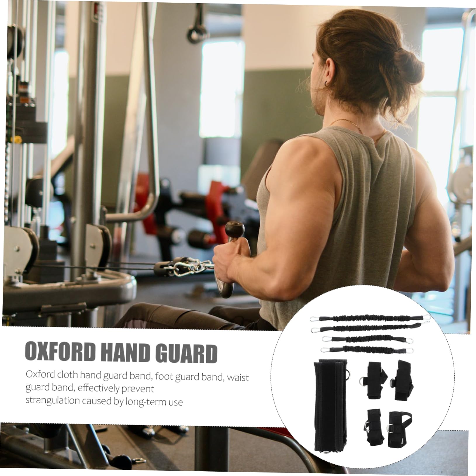 Fitness Widerstandsbänder Mit Übungszugseil Muskeltrainingsbändern Aus Hochwertigem Latex Für Krafttraining Arm Und Fußübungen Langlebig