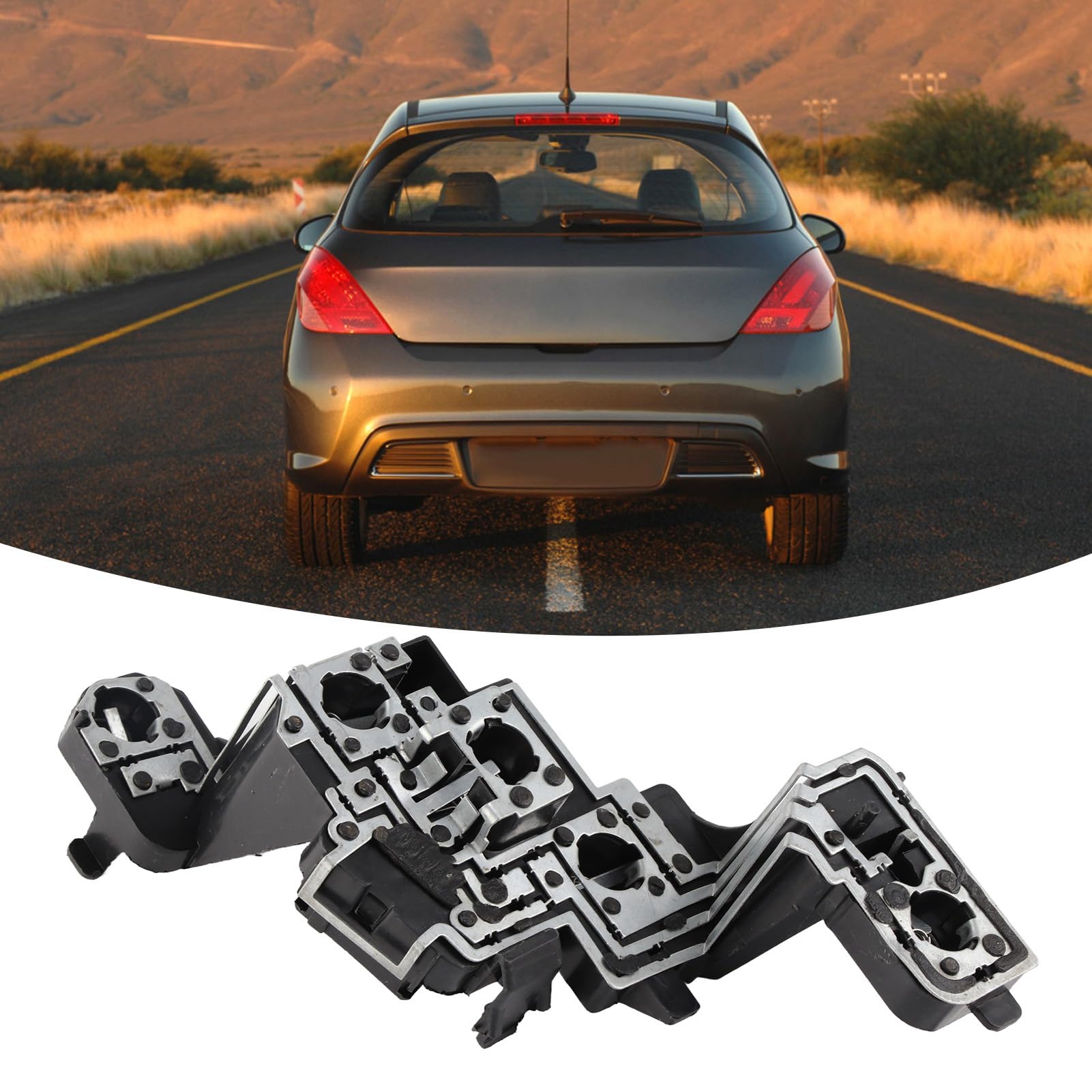 Ensemble de Cartes de Feu Arrière 6 Broches Résistantes à Haute Température pour la 307 Hatchback 2008-2013 Remplacement Latérale Droite (Gauche)