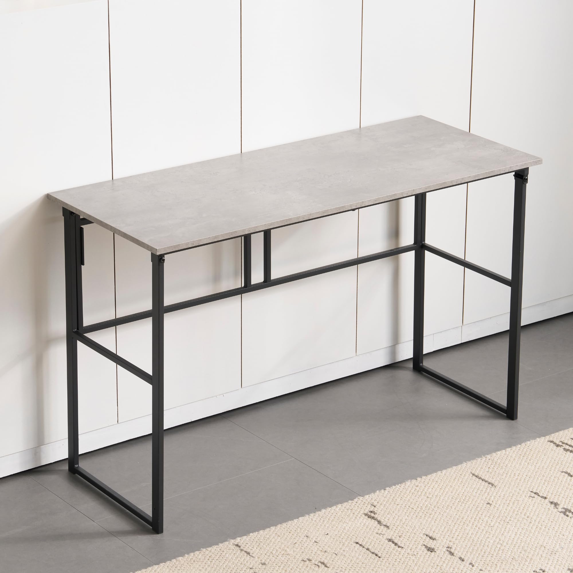 Amazon | パソコンデスク 折りたたみ 完成品 幅120cm 奥行50cm 高さ