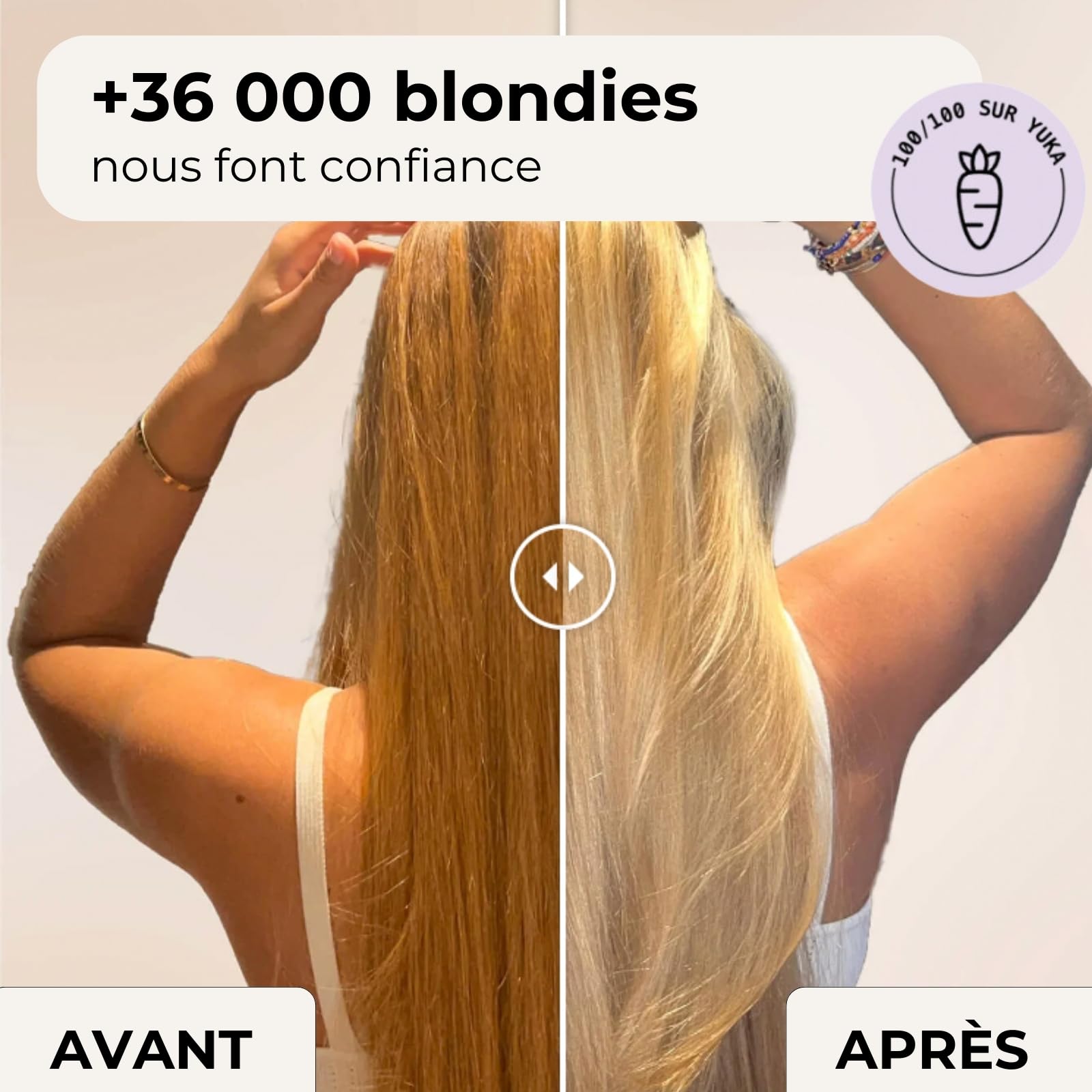 Omad's Spray Eclaircissant Cheveux pour des Mèches Ensoleillées - Eclaircit Jusqu’à 3 tons en 3 applications - Tous Types de Cheveux (Blond, Brun, Mechés) - Ingrédients 95% Naturels