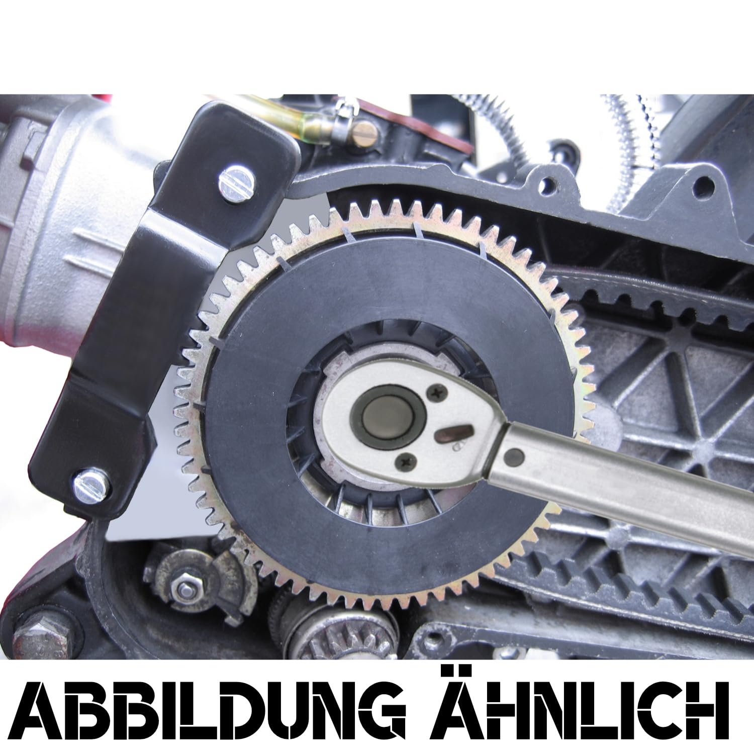 Area1 Blockier/Haltewerkzeug für 50ccm 4Takt kompatibel für Kymco Agility RS/MMC/One/Basic, DJ50S, Filly, Like, New Dink, Like, Super 8, People S, Sento, Vitality, Yager GT