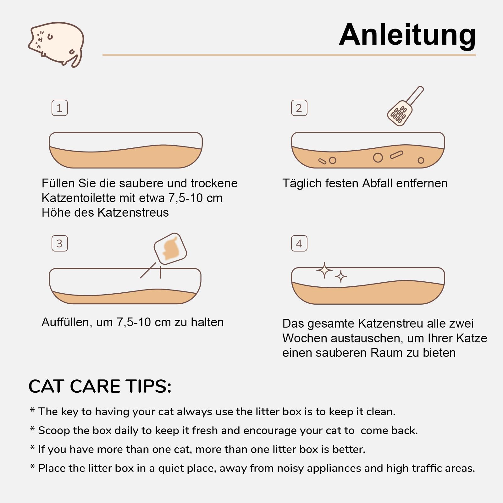 FUKUMARU Tofu Katzenstreu 10.8kg, Klumpstreu für Katzen, Staubfrei und Leicht klumpend, Gemischtes Apfelholzpellets, Geruchskontrolle, spült in der Toilette, Geringe Rückstände
