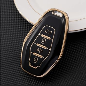 4button Car Key Cover Case Auto Keychain Protector Key Ring, for Chery Jetour X70 X70plus X70m X90plus X95pro