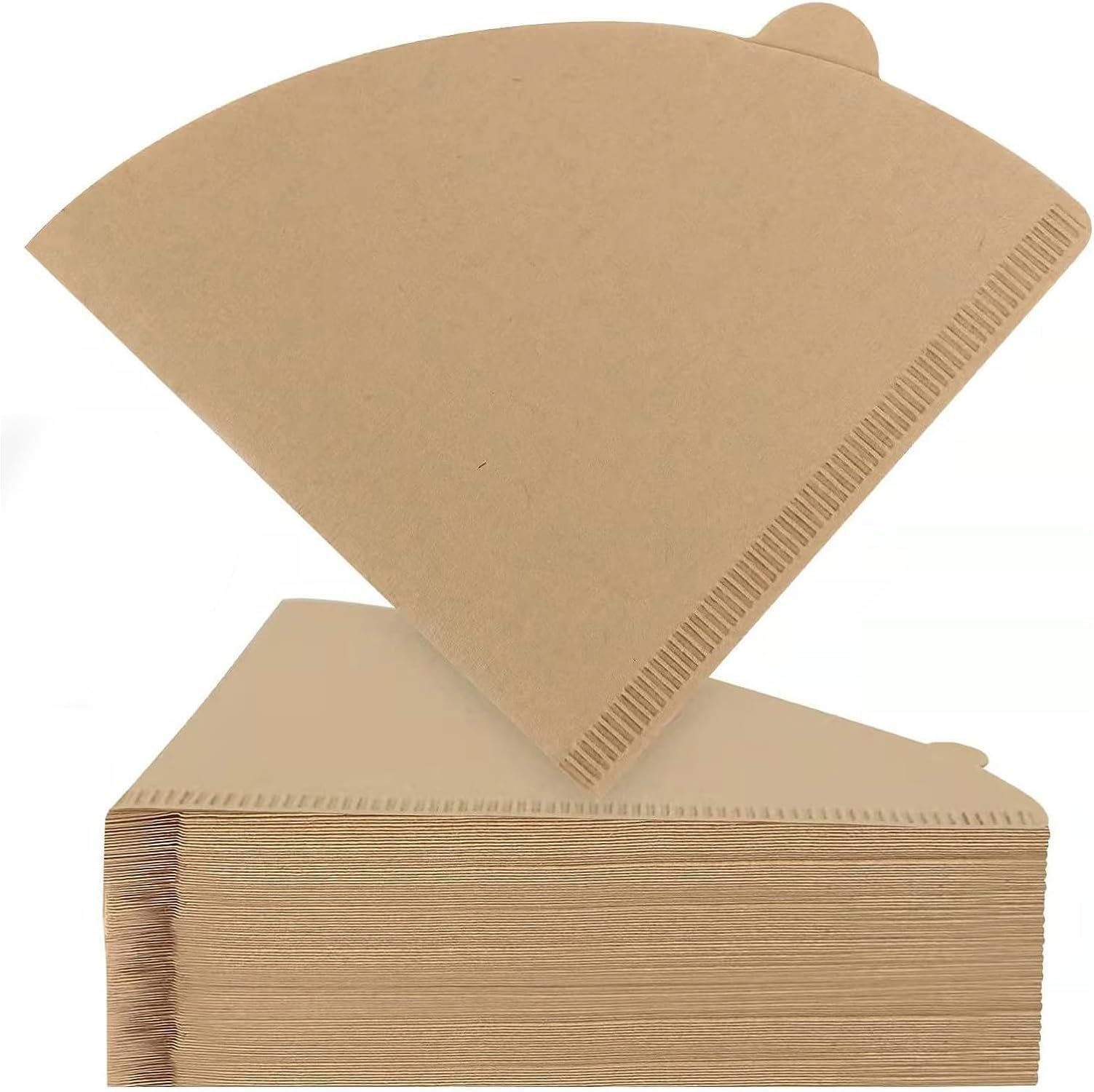 200 Count Coffee Filter, Cone Coffee Filters, Natural Paper Coffee Filter, Each reusable item 2-4 Cup, Unbleached Natural Paper, For Pour Over Coffee Dripper and Coffee Maker