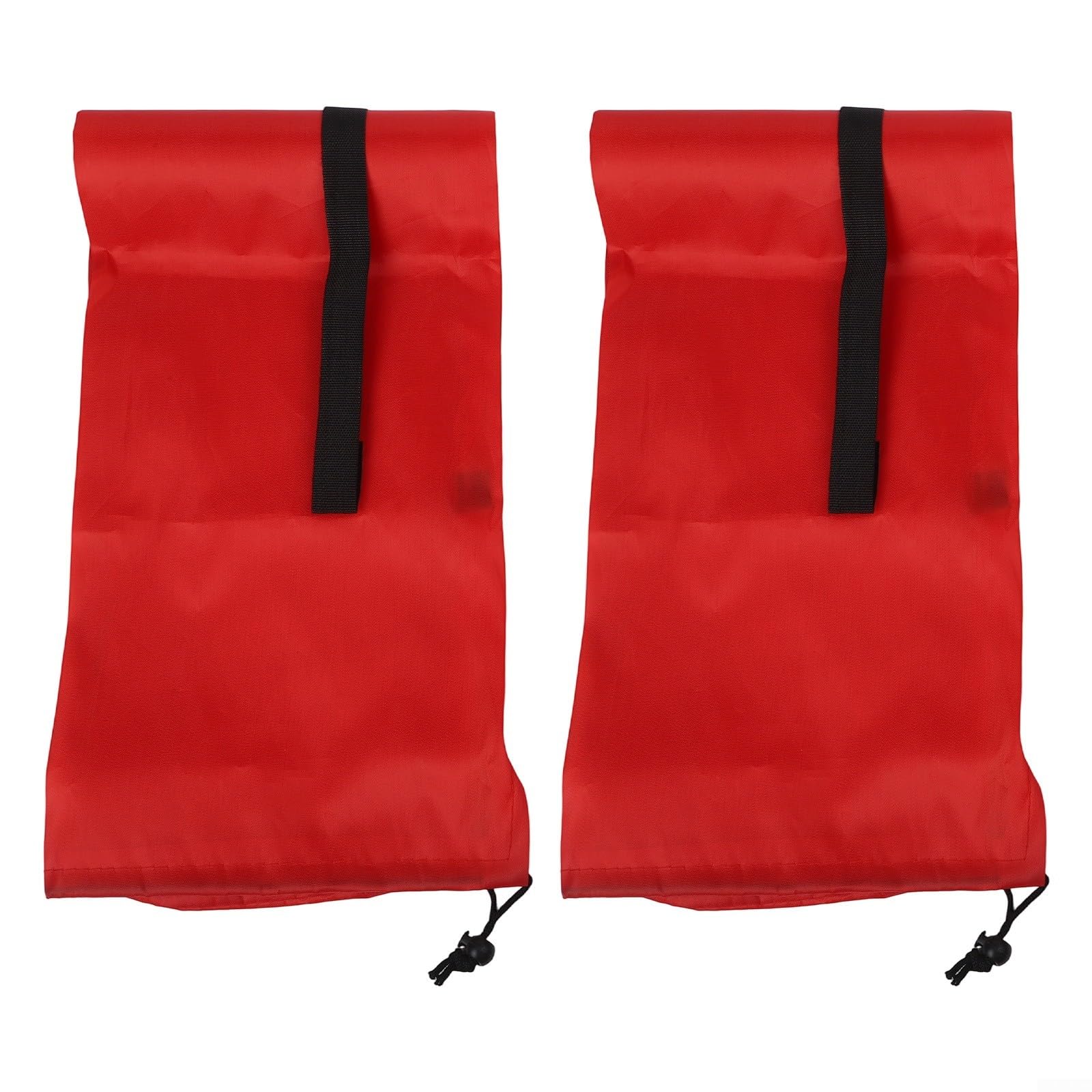 GANCEI 2pcs Outdoor Camping Chair Storage Bags with Adjustable Strap and Drawstring, Polyester Carrying Case for Folding Chairs Beach Umbrellas Fishing Rods Tents Tripods(red)
