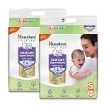 Himalaya Total Care Super Absorb Baby Pants Diaper | Size S (Small) 168 Count | Pack of 2 | 4-8 kg | Breathable & Rapid Zig Zag Absorption | Keeps Skin Calm & Rash Free