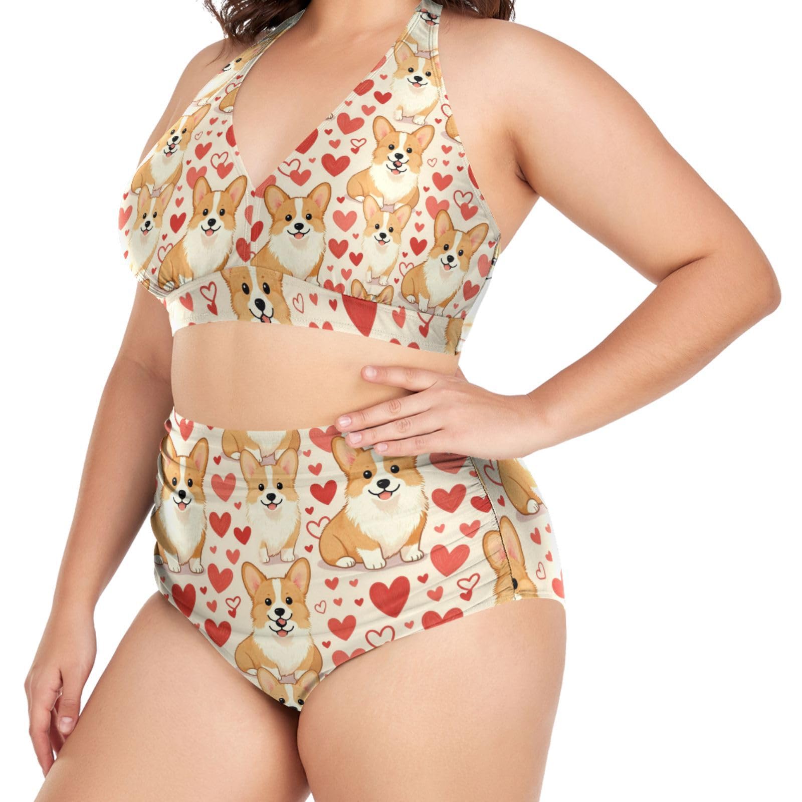 FRODOTGV Stroje kąpielowe damskie plus size L-4XL