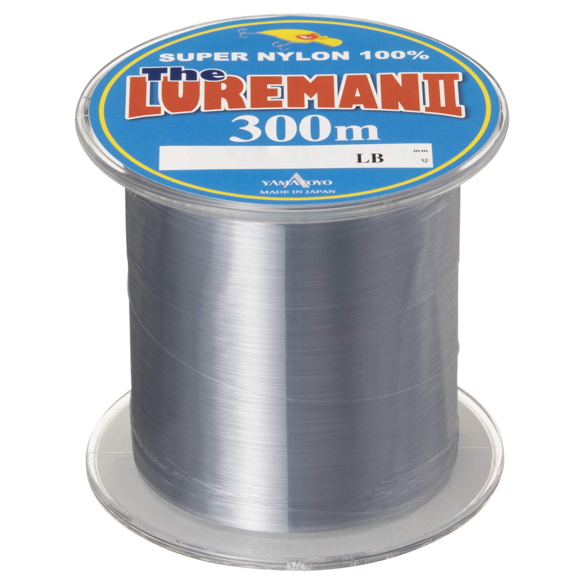 YAMATOYO, Nylon Line, The Lure Man II, 300m, No. 4, 16lb, Gray