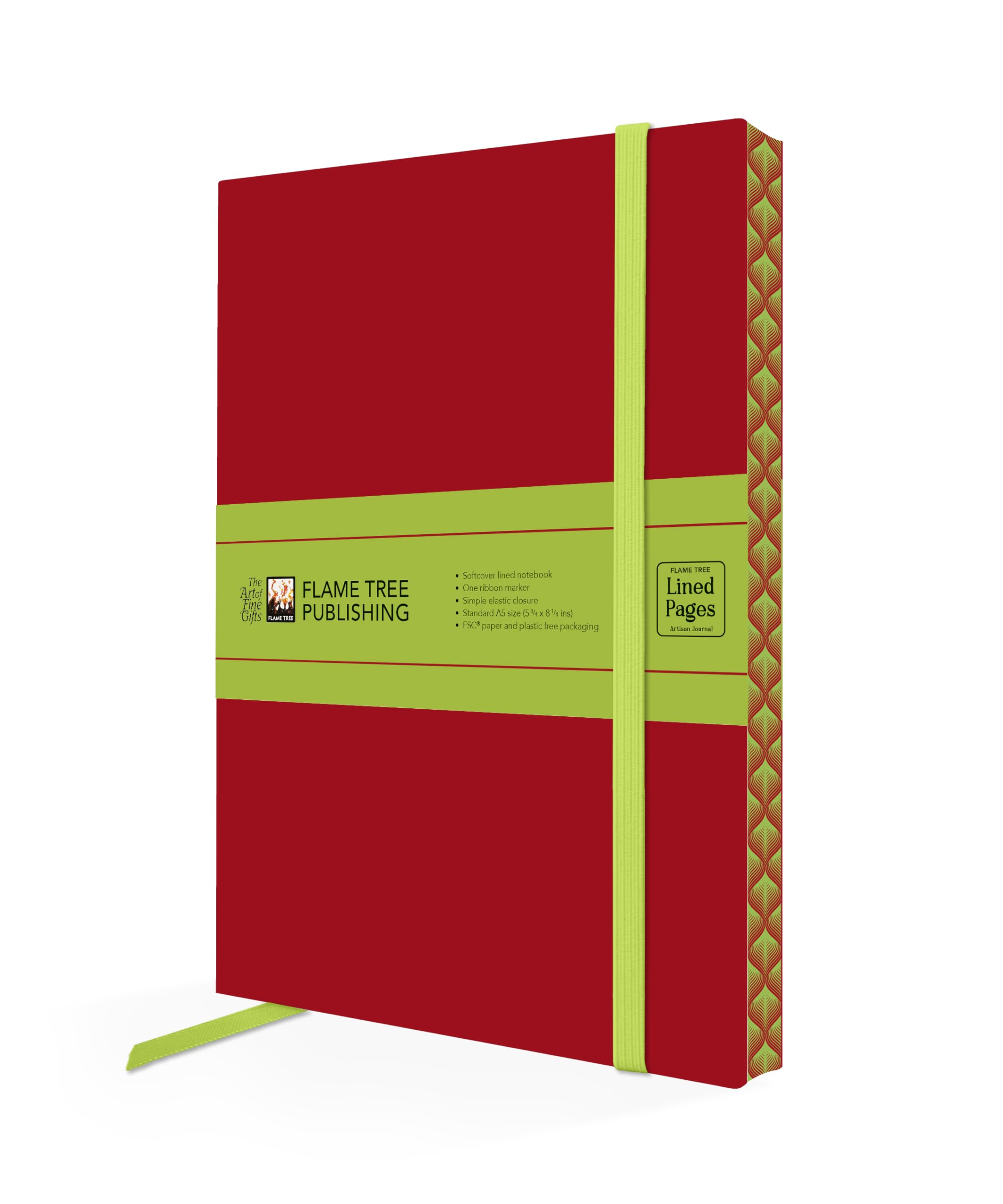 Ruby Red Artisan Paperback Notebook HARDBACK 9781835628447
