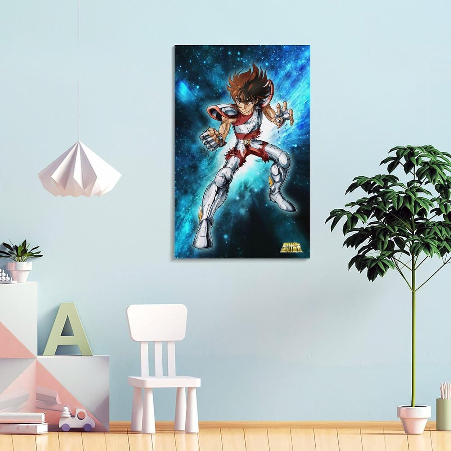 Amazon.co.jp: 聖闘士星矢 ポスターアートパネル 壁の絵 壁掛け