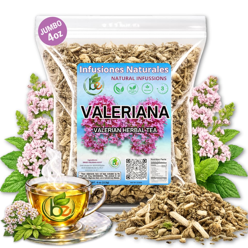 Amazon.com : Valerian Root Herbal Tea – 4 oz (113g) – Promotes