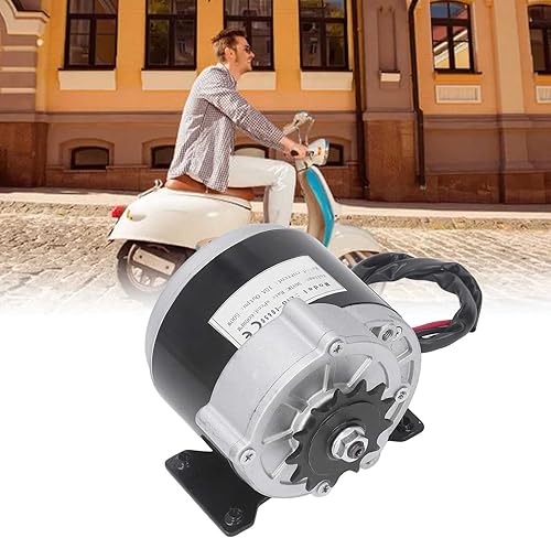 Miniatura 3 de Motor de CC cepillado, 36V 500W 600rpm 13T Motor eléctrico cepillado, reductor de motor cepillado pequeño de alto par para bicicleta eléctrica,