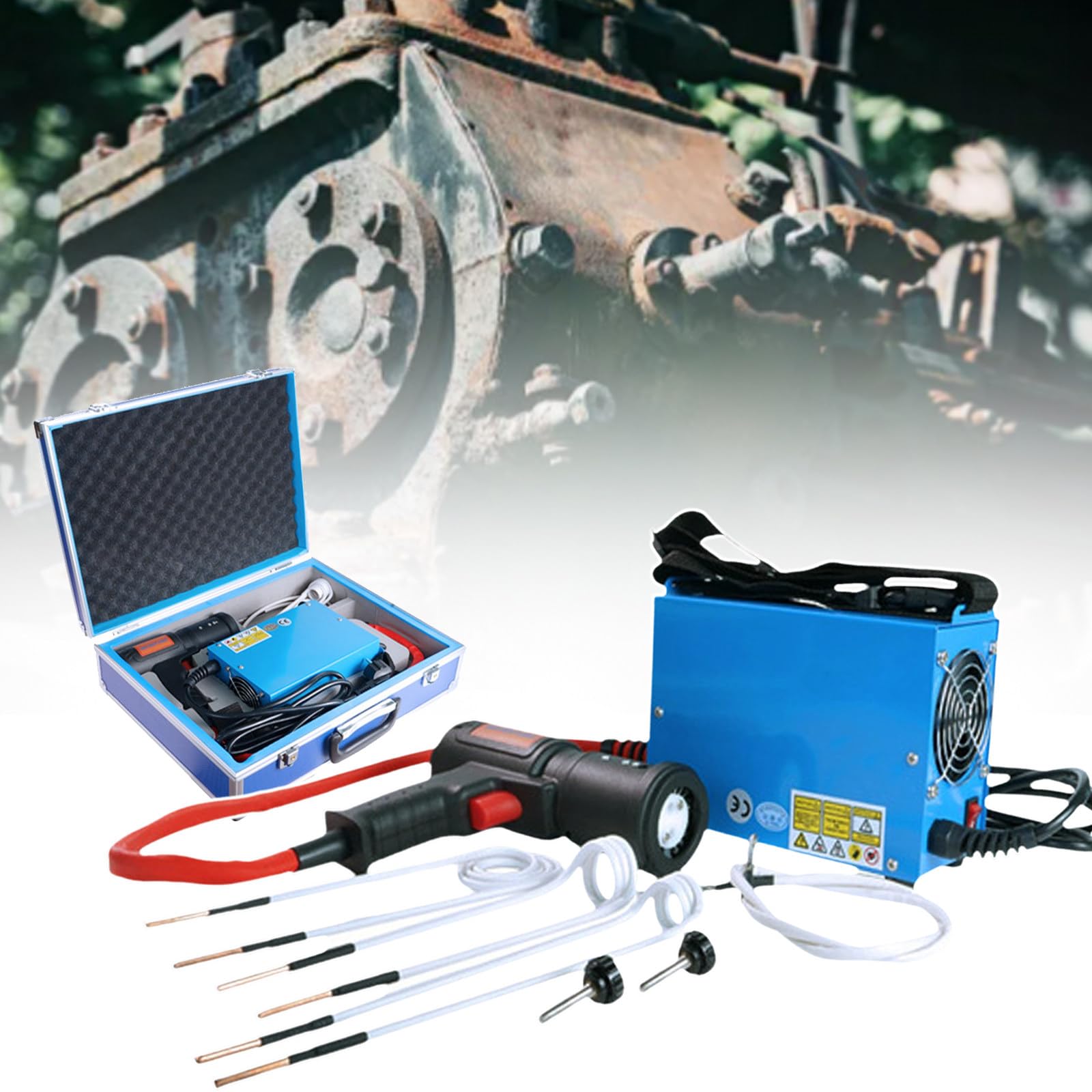 Kit de chauffage à induction magnétique pour vis rouillées et brise-boulons
