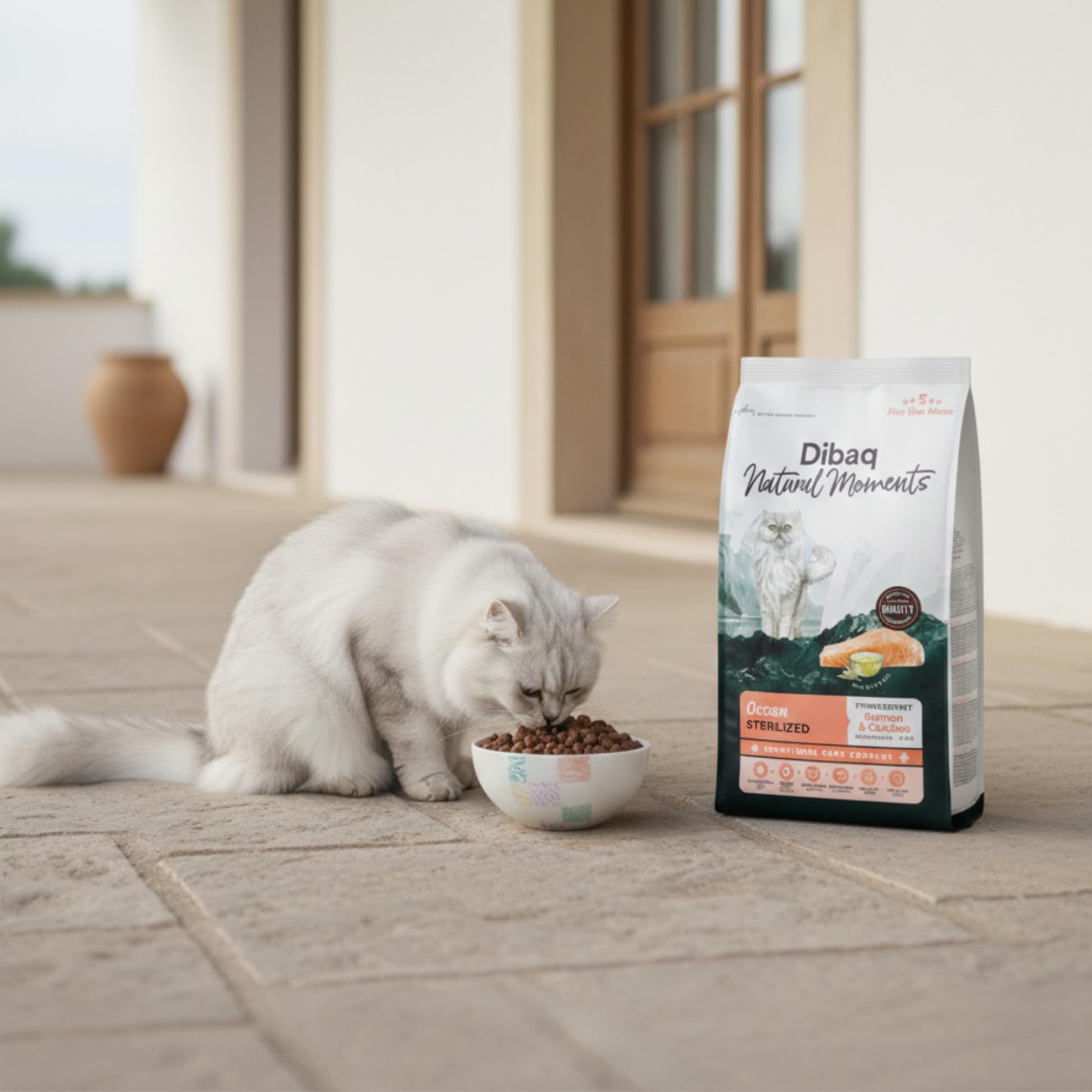 Dibaq Natural Moments 5 Star Esterilizado Salmón, 6 kg