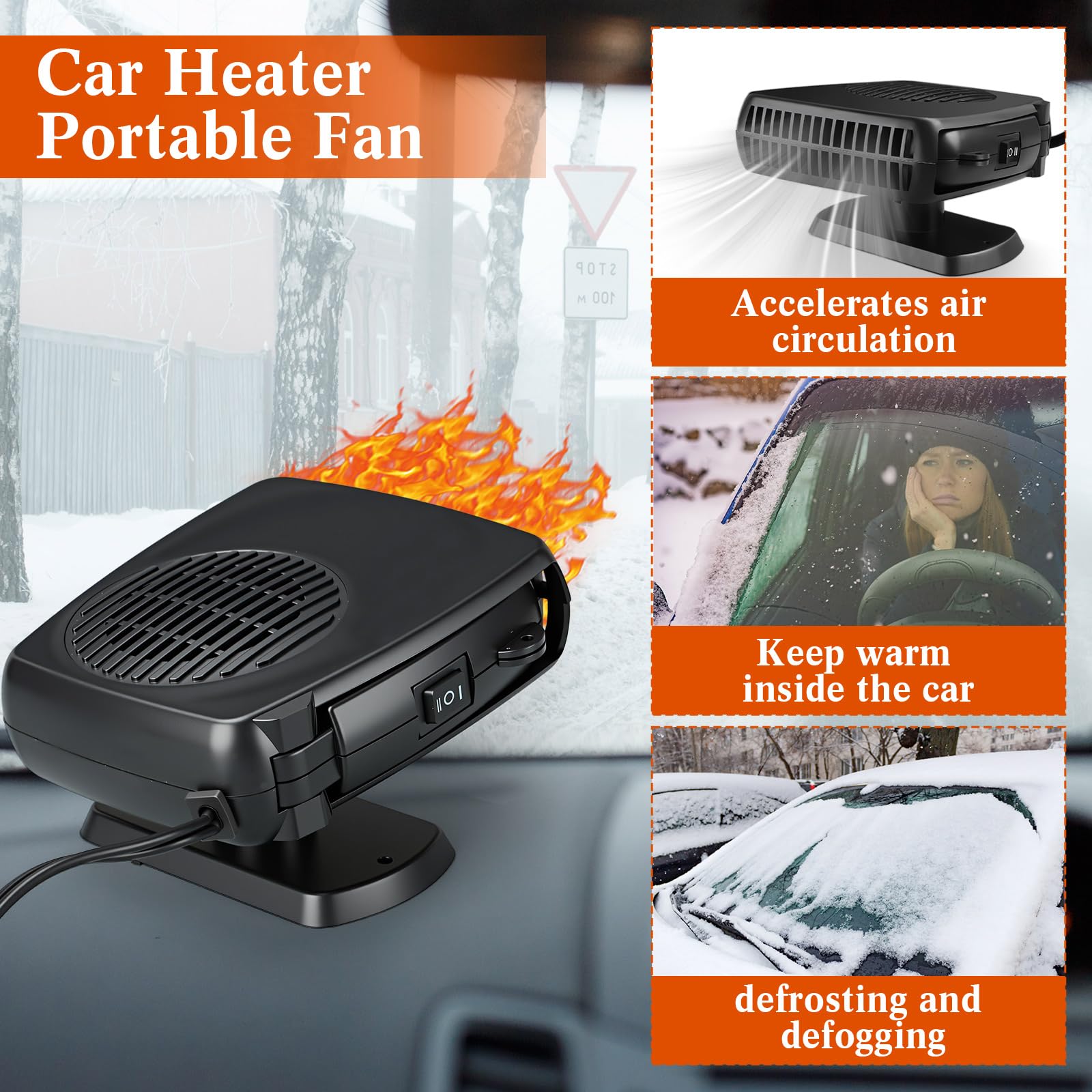 cigarette lighter heater for utv Amazon.com: Therwen 3 Pcs Portable Car Heater 150W 12V Car Heater Plug in Cigarette  Lighter Defroster for Windshield 360 Degree Rotation Heating and Cooling  Fan Auto Demister Cooling Air Circulator : Automotive