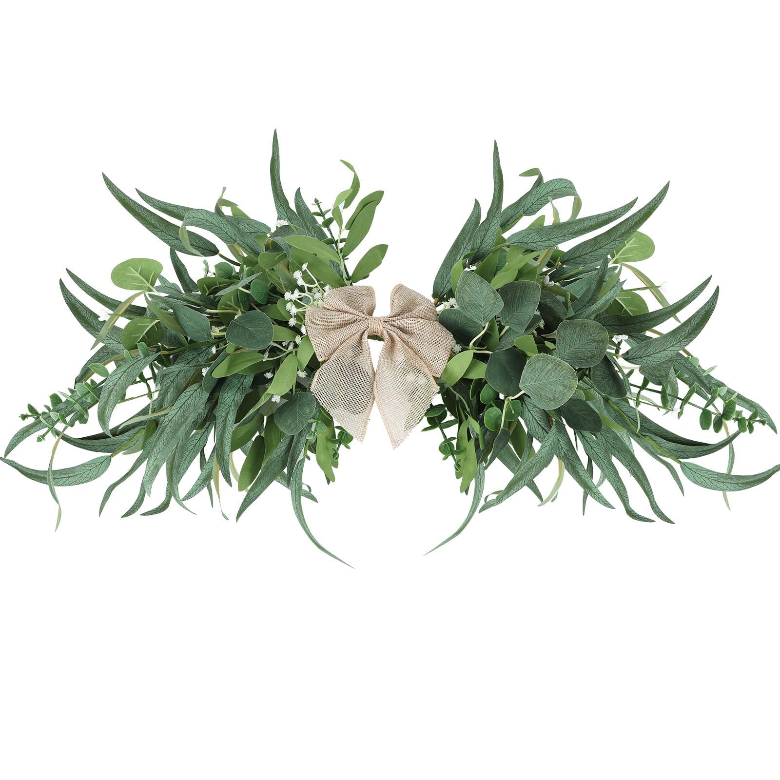 Couronne d'été pour mariage et arche décorative avec eucalyptus