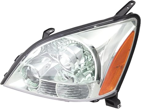 Compatible with 03-09 GX470 without Sport Package Front Halogen Headlight Headlamp without Bulb Left Driver Side