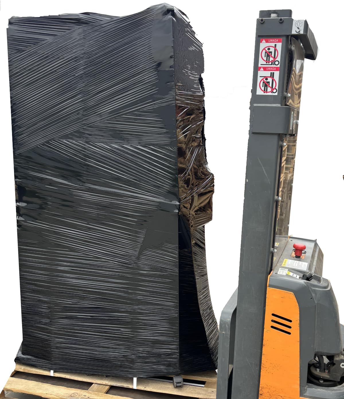 Stretchfolie 1,5kg - 6 Rollen - 170 m x 50 cm - 23 my - Schwarz – Extra Stark & Reißfest – Palettenfolie Wickelfolie für Umzug - Lager & Verpackung - Strechfolienrolle