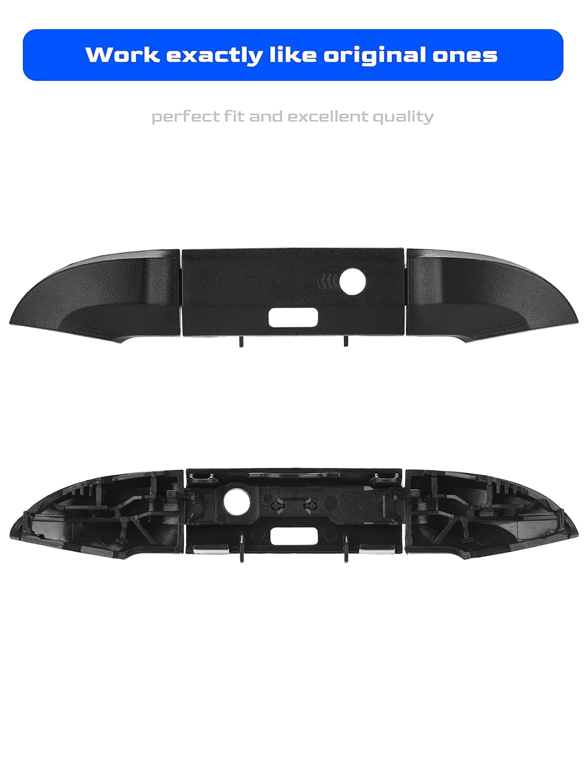 Benseager Replacement Lb Rb Bumper Button for Xbox Series X Controller, Replacement Parts for Xbox Series X Controller (Black)