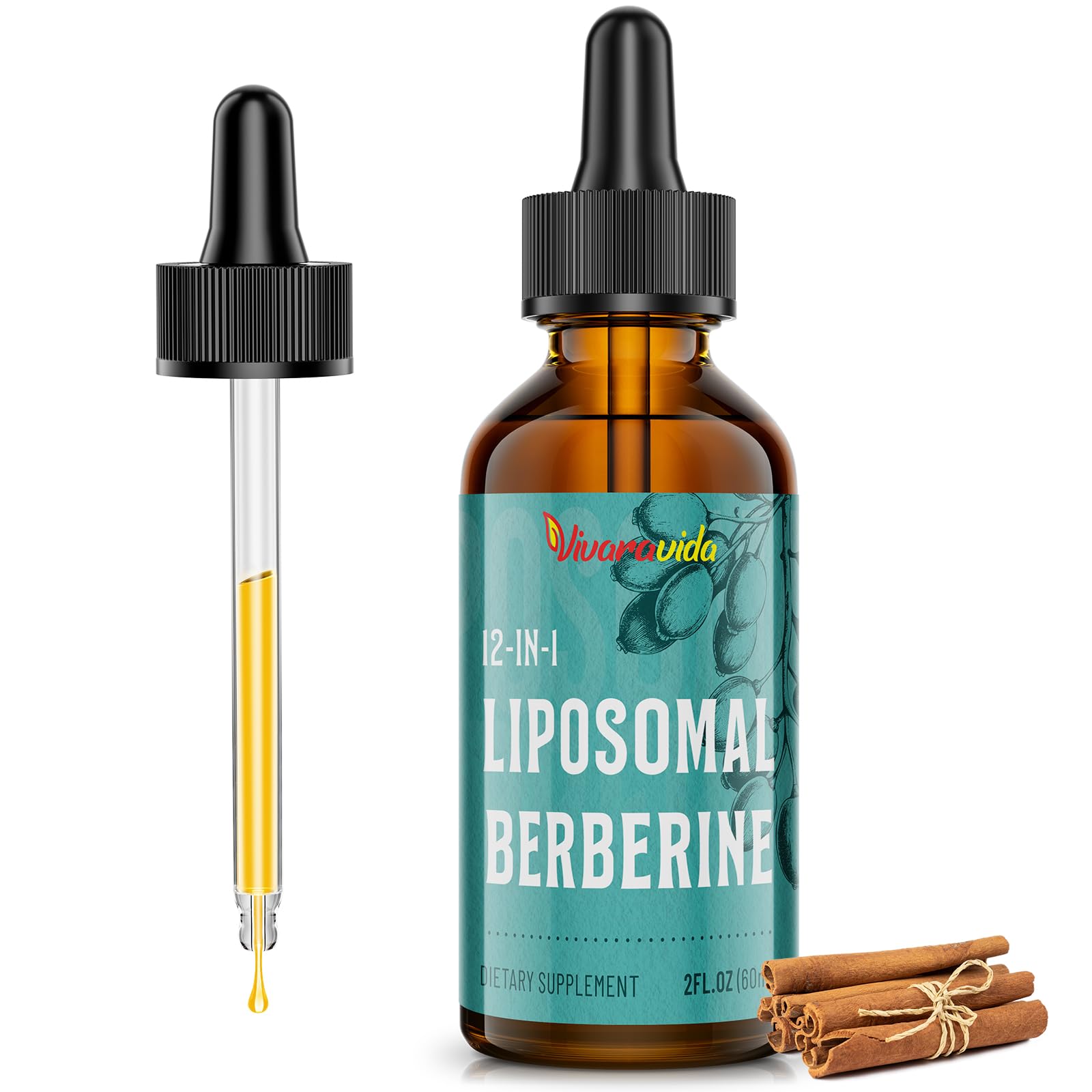 injectable l-carnitine berberine HCl Drops Supplement Men's Health - Serenity Tamaño:100 ml Replenishing