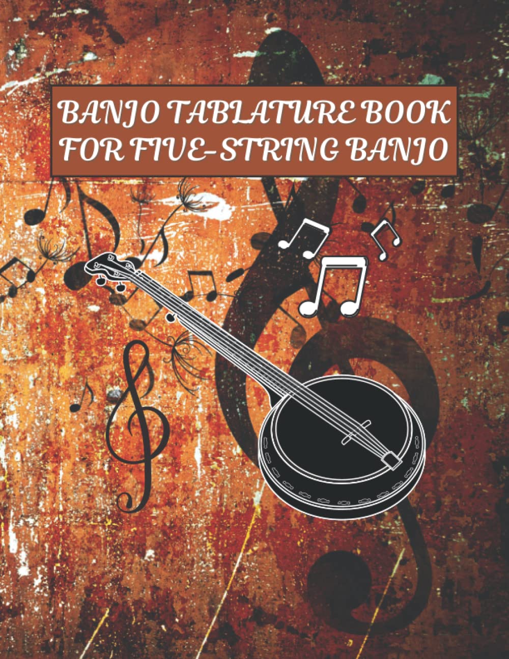 Buy Banjo Tablature Book for FiveString Banjo Blank Tablature journal