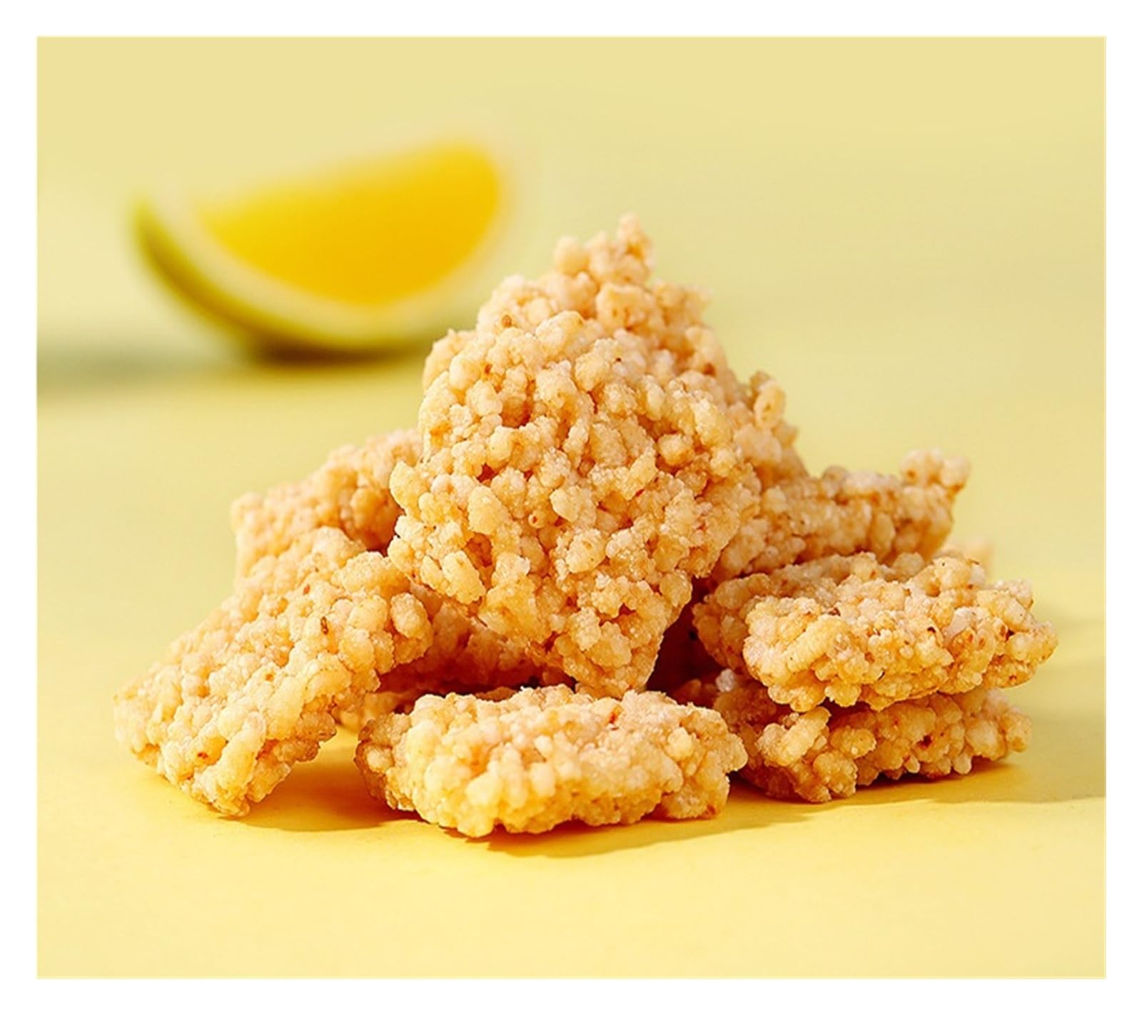 Galletas de arroz glutinoso con yema de huevo salada, 110 g, crujientes y deliciosas, elaboradas con métodos tradicionales.(2pcs)