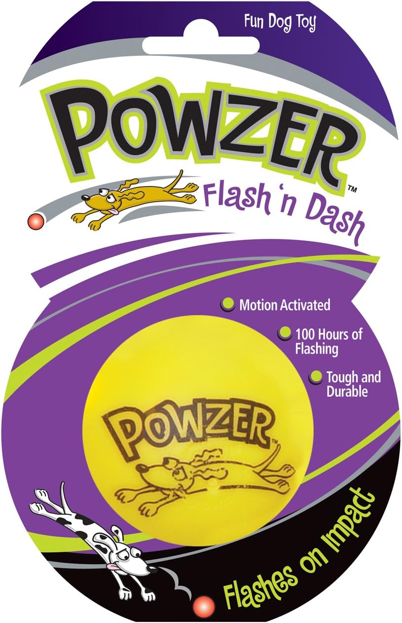 Pet Supplies Pet Toy Balls Powzer Flash n' Dash Ball Interactive
