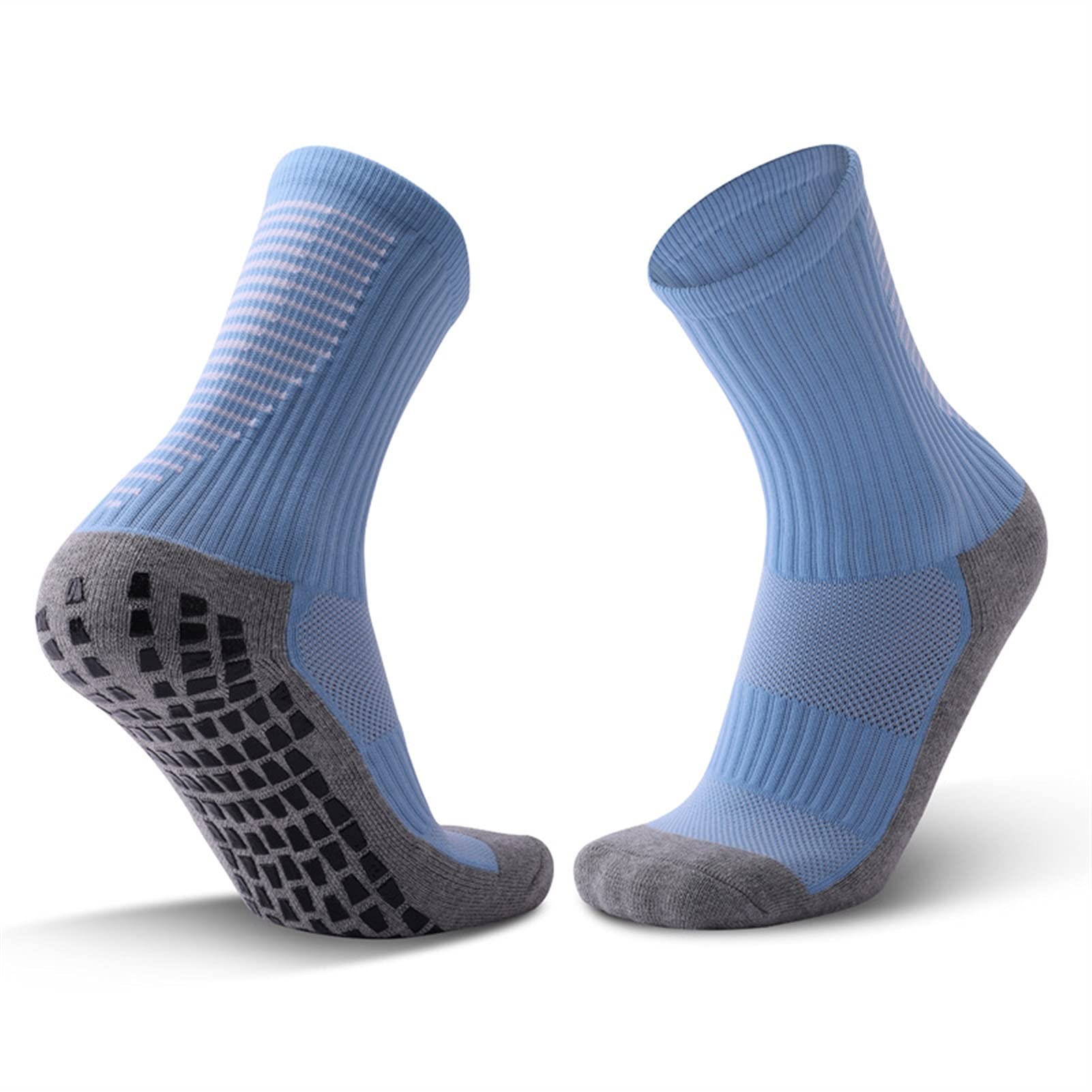 Calcetines Antideslizantes de la Rodilla de fútbol, ​​fútbol Antideslizante/Baloncesto/de Hockey Deportes de Deportes Calcetines de Grano Espesado Toalla Inferior cortando Calcetines de Correr