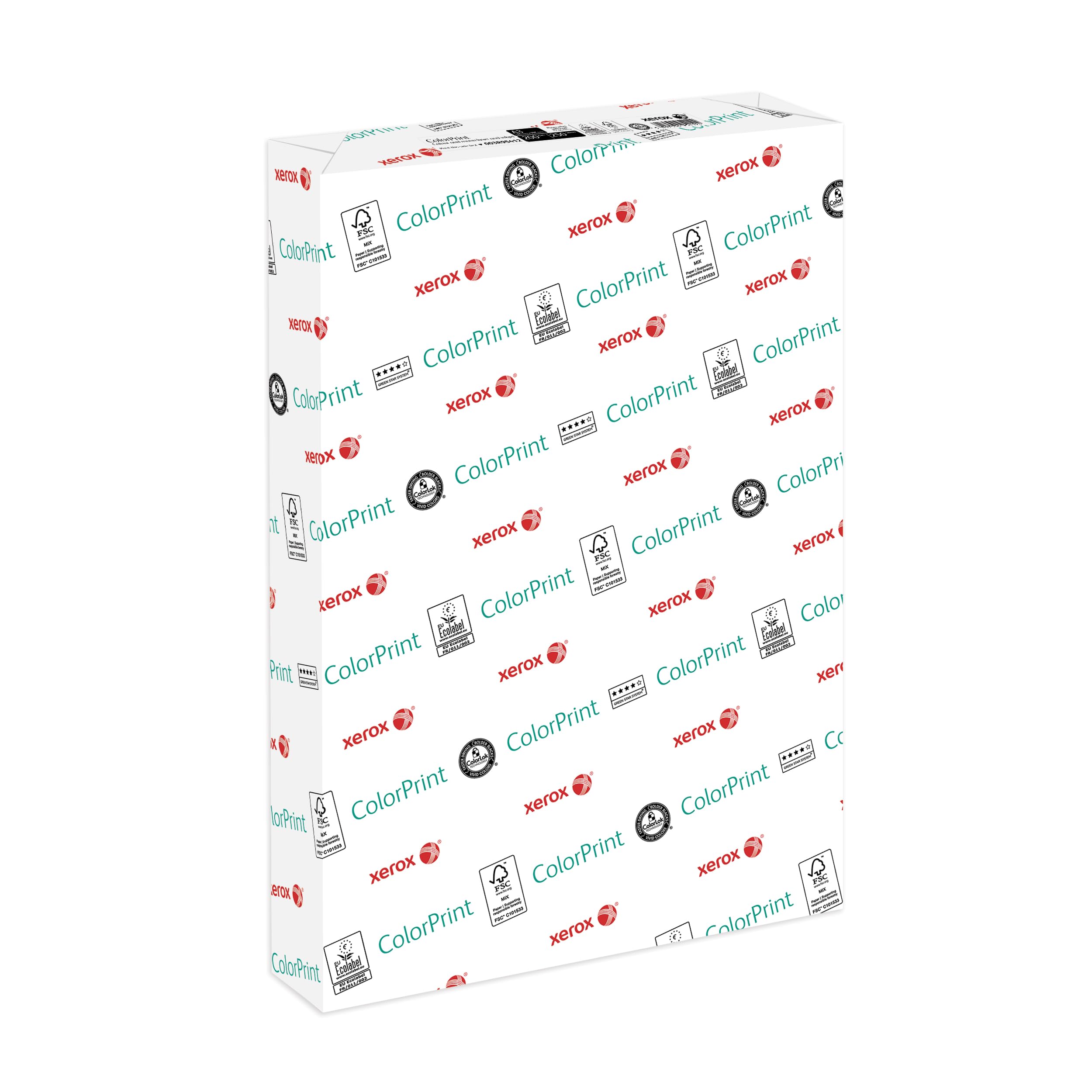 Papier Xerox ColorPrint 250 G/m² – Lot De 250 Feuilles A4, Blanc 171 CIE | Pour Imprimantes Laser Couleur Et Jet D'encre