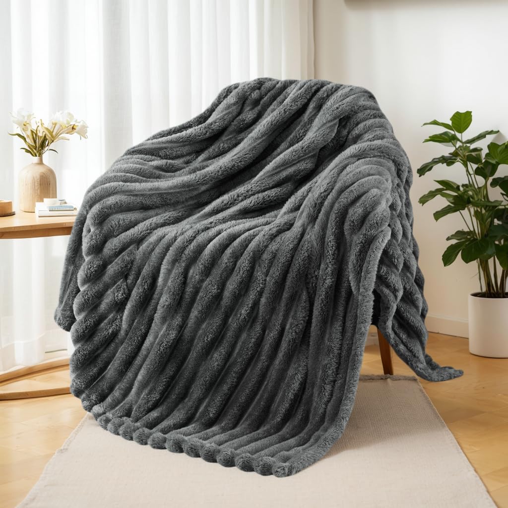 Exclusivo Mezcla Kuscheldecke Flauschig Fleecedecke Flanell Decke, Leichte und Warme Wohndecke Tagesdecke für Ganzjahreszeit