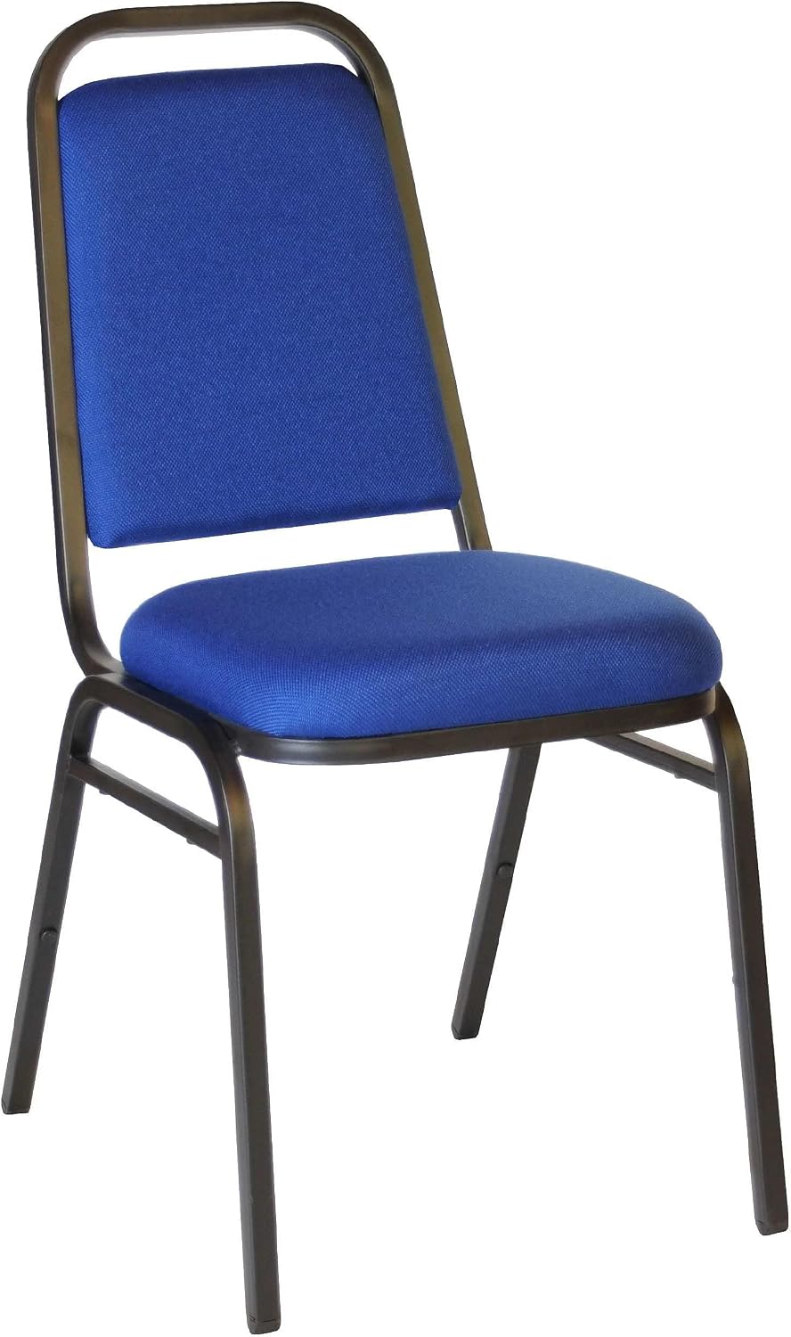 BiGDUG Office Furniture Online Contract Banquet Chair – Stackable Fabric Reception Chairs – Pack of 1 – Blue
