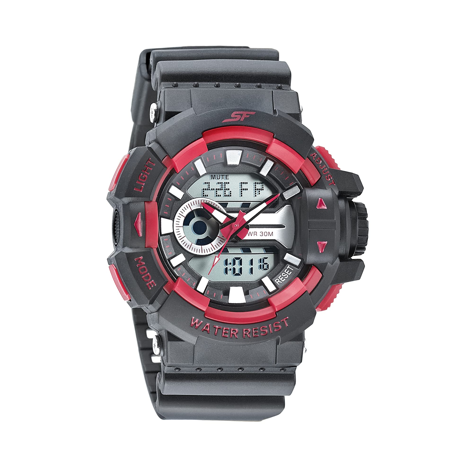 SF Hustler Analog-Digital Grey Round Dial Mens Sport Watch-77118PP02W (B0932JMD1P) Amazon Price History, Amazon Price Tracker