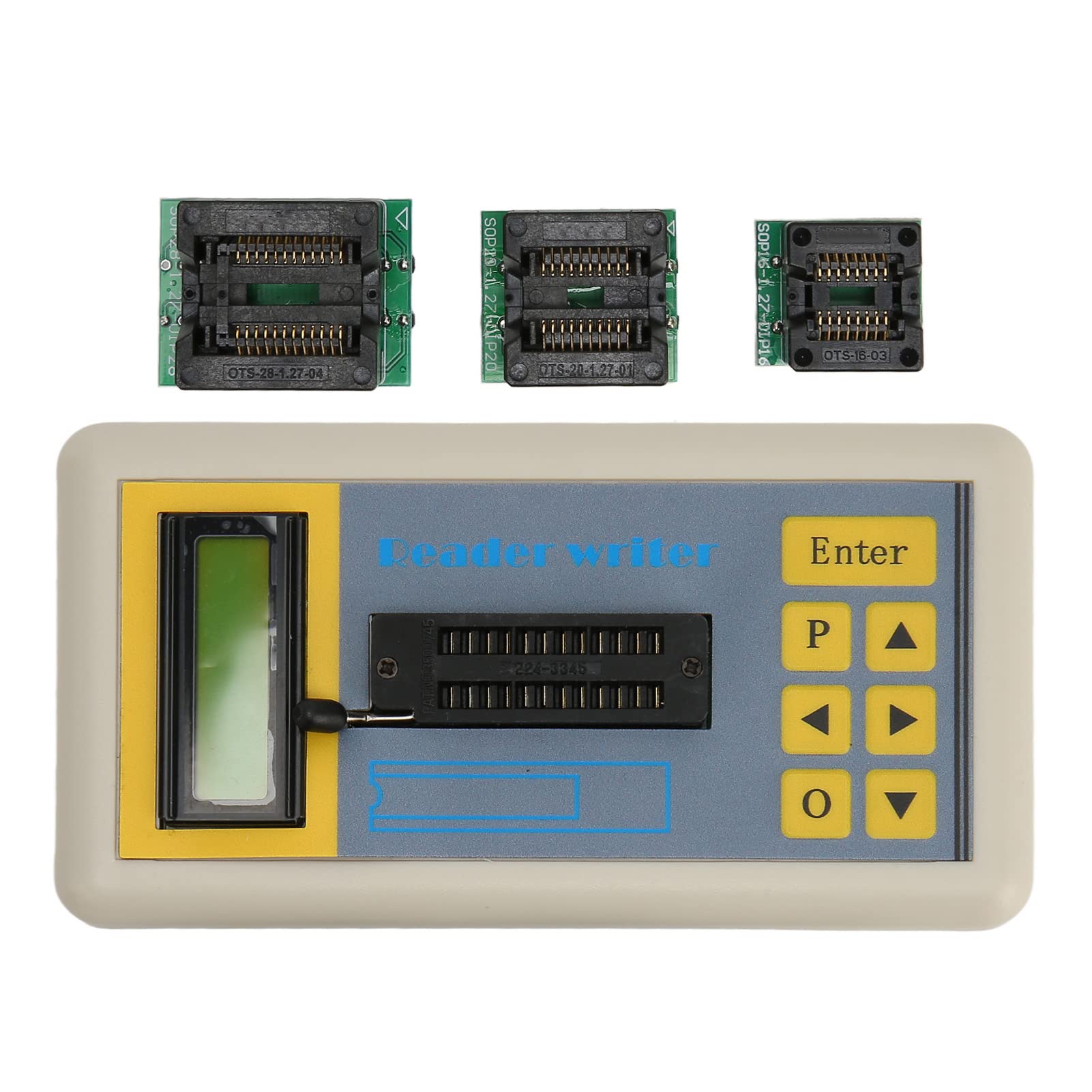 Tester Integrato per Circuiti Integrati, Tester Digitale Professionale Portatile in ABS per Transistor Serie Cd4000 Amplificatori Operazionali Optoisolatori, Modello Hapiv
