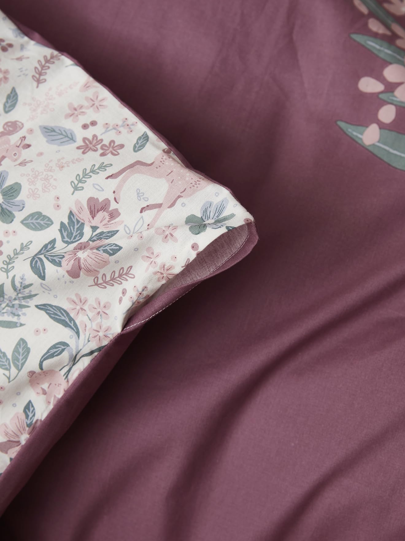 VERTBAUDET Parure Enfant Magicouette Victoria Prune 140X200