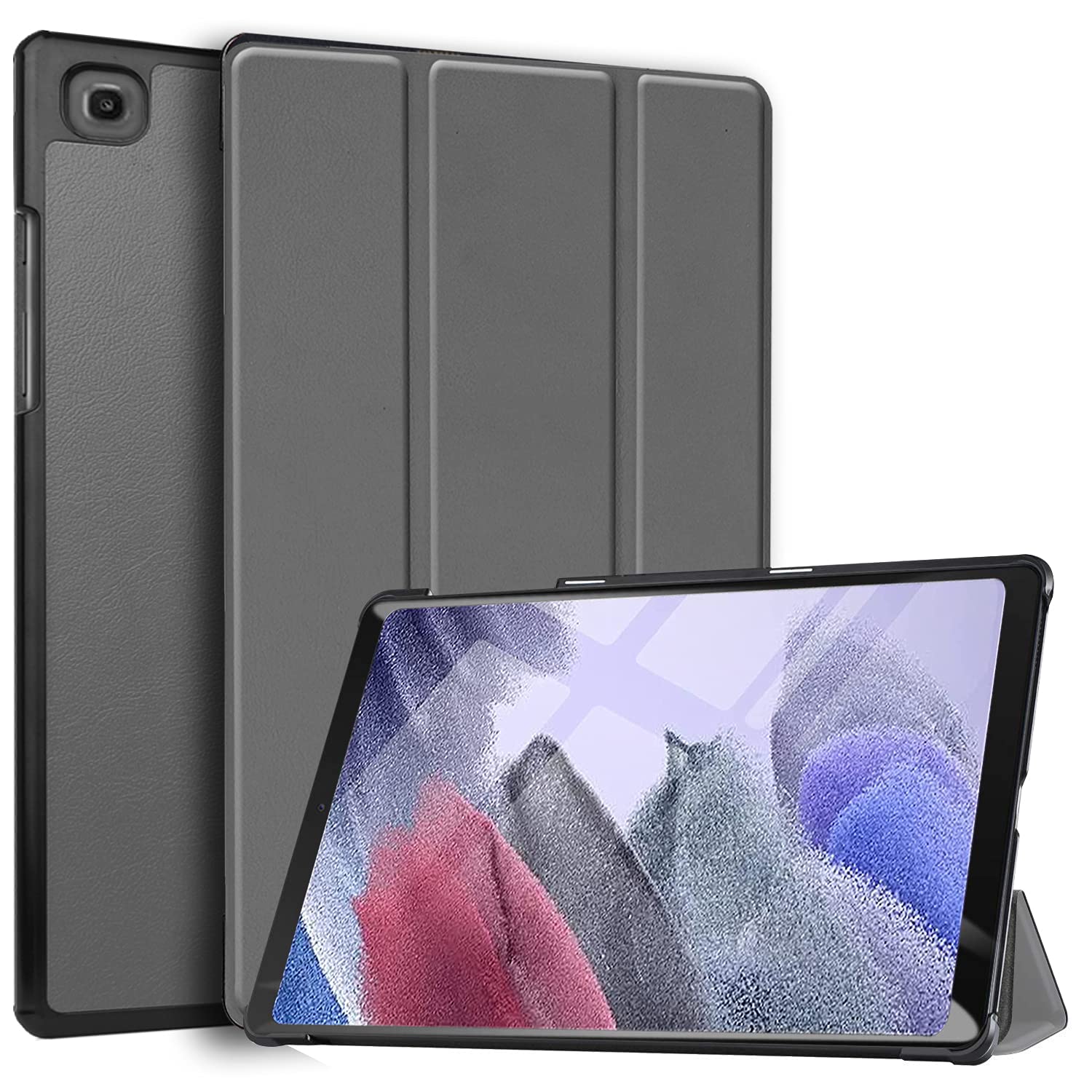 Robustrion Smart Trifold Hard Back Flip Stand Case Cover for Samsung Tab A7 Lite Cover 8.7 Inch Samsung Galaxy Tab A7 Lite Cover SM-T220/T225 -Grey (B0989F9BYY) Amazon Price History, Amazon Price Tracker