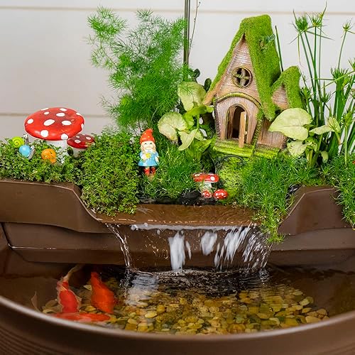 Miniatura 3 de Aquascape Kit de estanque AquaGarden y tratamiento de agua desintoxicante de cascada Marrón,Gris Acero,https://www.amazon.com/dp/undefined