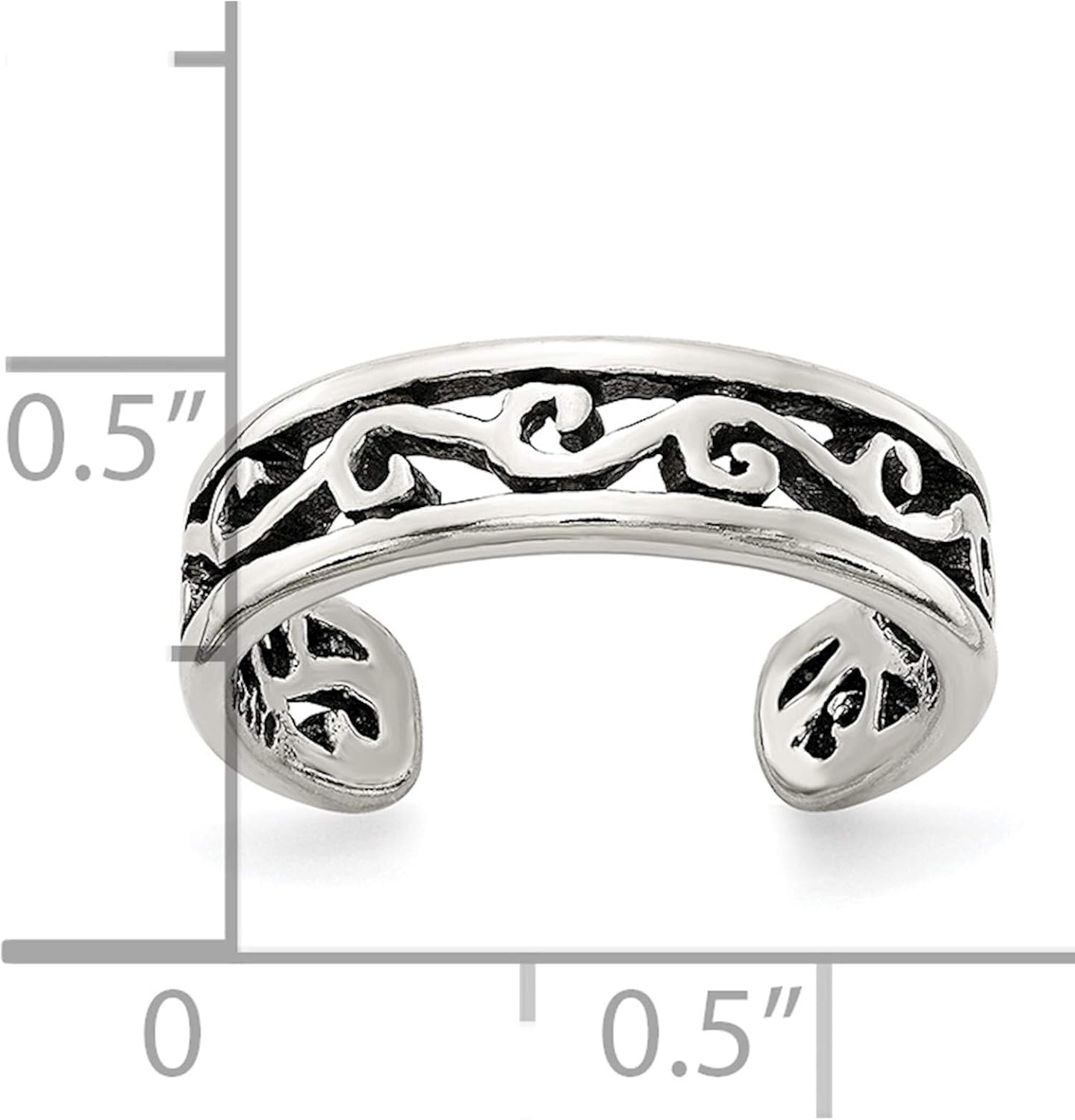 Sterling Silver Toe Ring - Jewelry By Sweet Pea
